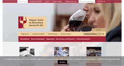 Desktop Screenshot of borkulturakft.hu